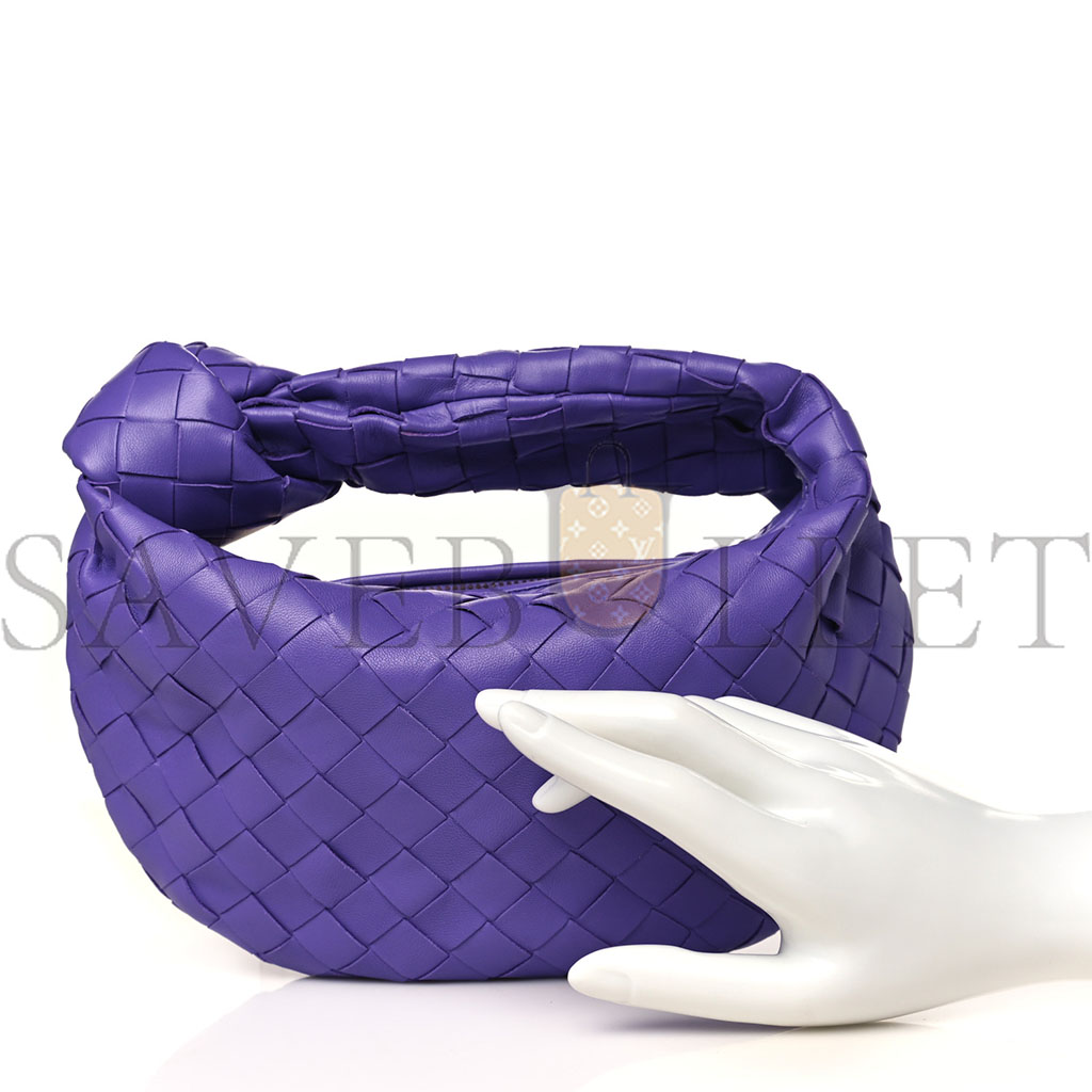 BOTTEGA VENETA NAPPA INTRECCIATO MINI JODIE PURPLE (25*15*8cm)