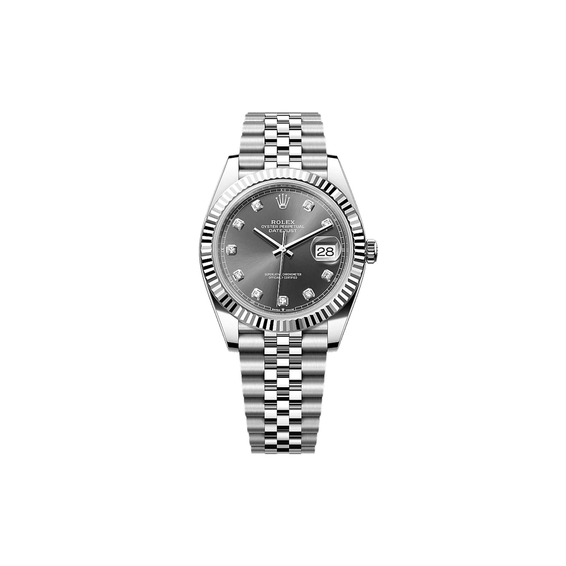 ROLEX DATEJUST 41 OYSTER, 41 MM, OYSTERSTEEL AND WHITE GOLD WATCH 126334 ROLEX DATEJUST 41 OYSTER, 41 MM, OYSTERSTEEL AND WHITE GOLD WATCH 126334