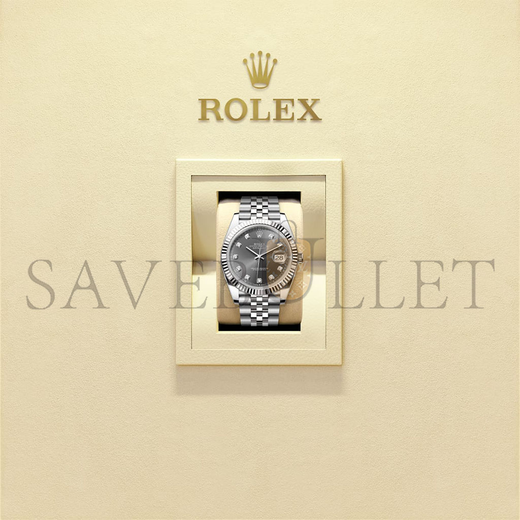 ROLEX DATEJUST 41 OYSTER, 41 MM, OYSTERSTEEL AND WHITE GOLD WATCH 126334 ROLEX DATEJUST 41 OYSTER, 41 MM, OYSTERSTEEL AND WHITE GOLD WATCH 126334