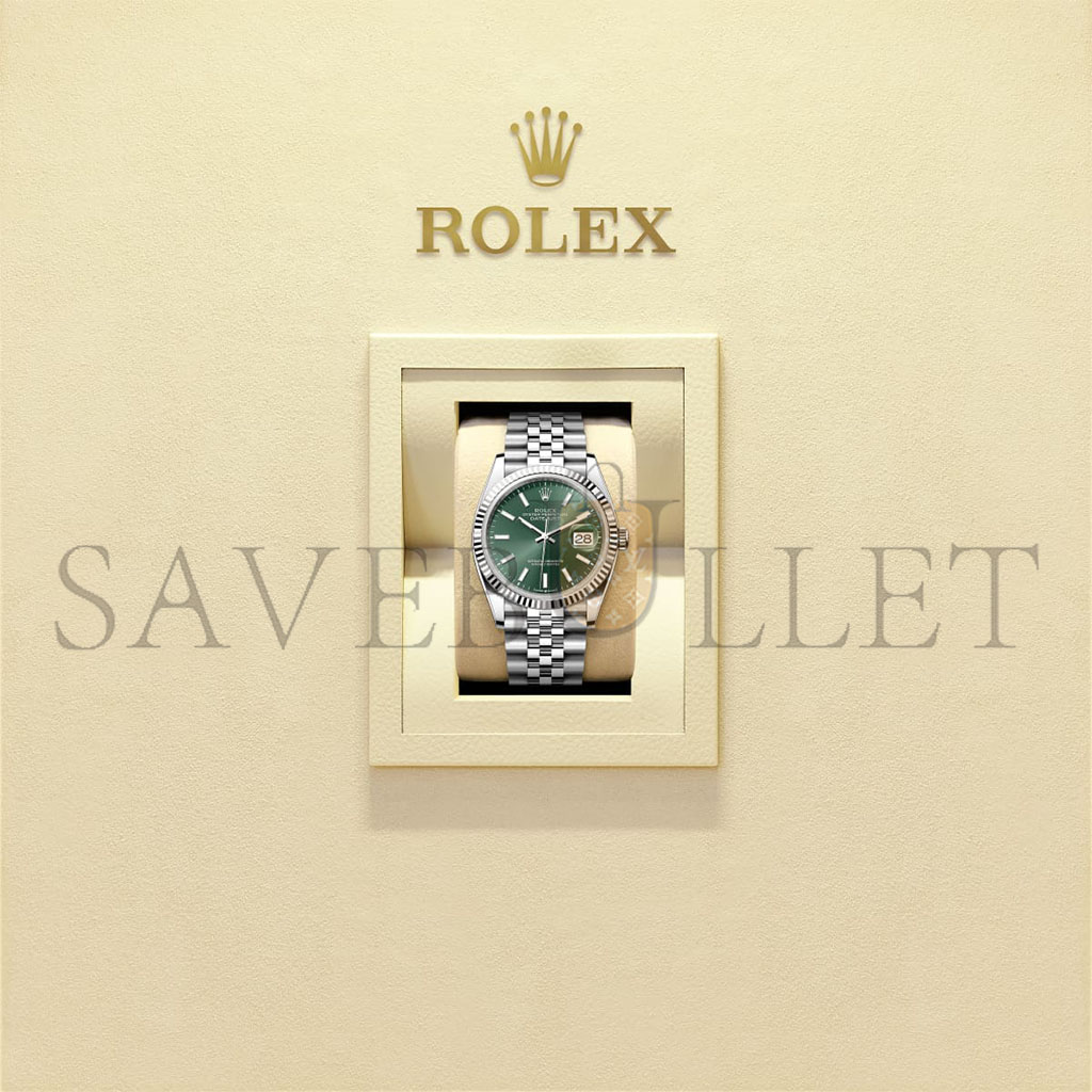 ROLEX DATEJUST 36 OYSTER, 36 MM, OYSTERSTEEL AND WHITE GOLD WATCH 126234 ROLEX DATEJUST 36 OYSTER, 36 MM, OYSTERSTEEL AND WHITE GOLD WATCH 126234