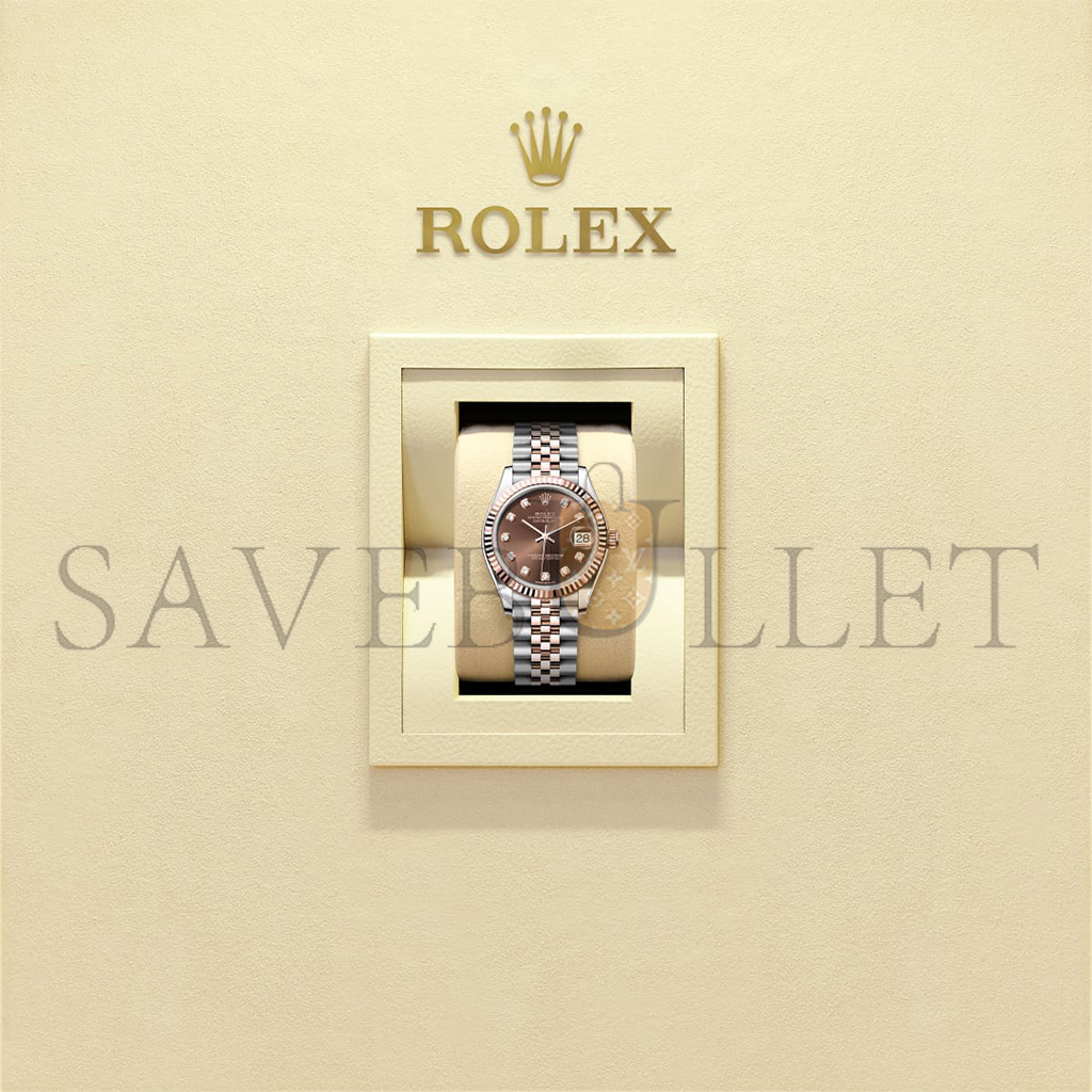 ROLEX DATEJUST 31 OYSTER, 31 MM, OYSTERSTEEL AND EVEROSE GOLD WATCH 278271 ROLEX DATEJUST 31 OYSTER, 31 MM, OYSTERSTEEL AND EVEROSE GOLD WATCH 278271