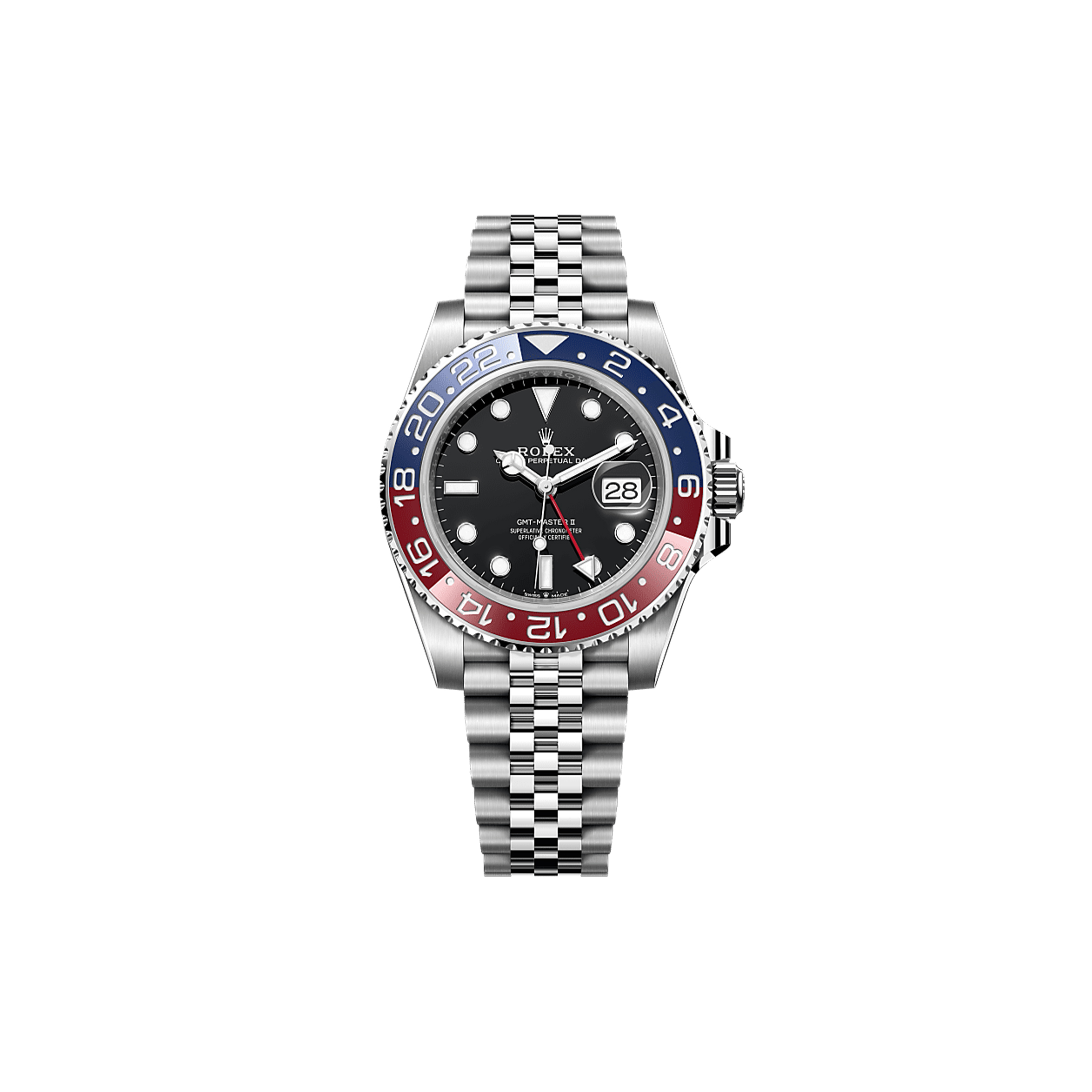 ROLEX GMT-MASTER II OYSTER, 40 MM, OYSTERSTEEL WATCH 126710BLRO ROLEX GMT-MASTER II OYSTER, 40 MM, OYSTERSTEEL WATCH 126710BLRO