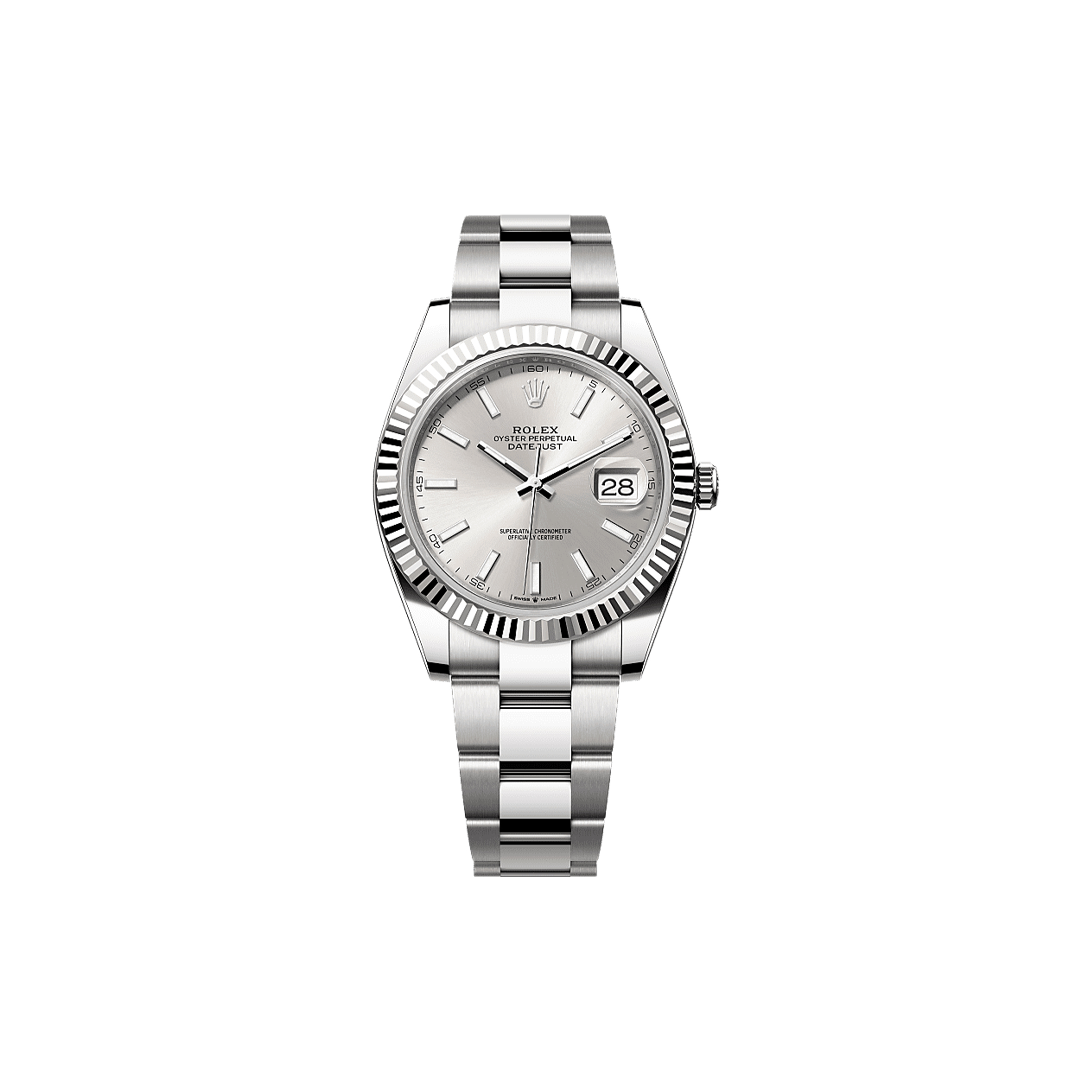 ROLEX DATEJUST 41 OYSTER, 41 MM, OYSTERSTEEL AND WHITE GOLD WATCH 126334-0003 ROLEX DATEJUST 41 OYSTER, 41 MM, OYSTERSTEEL AND WHITE GOLD WATCH 126334-0003