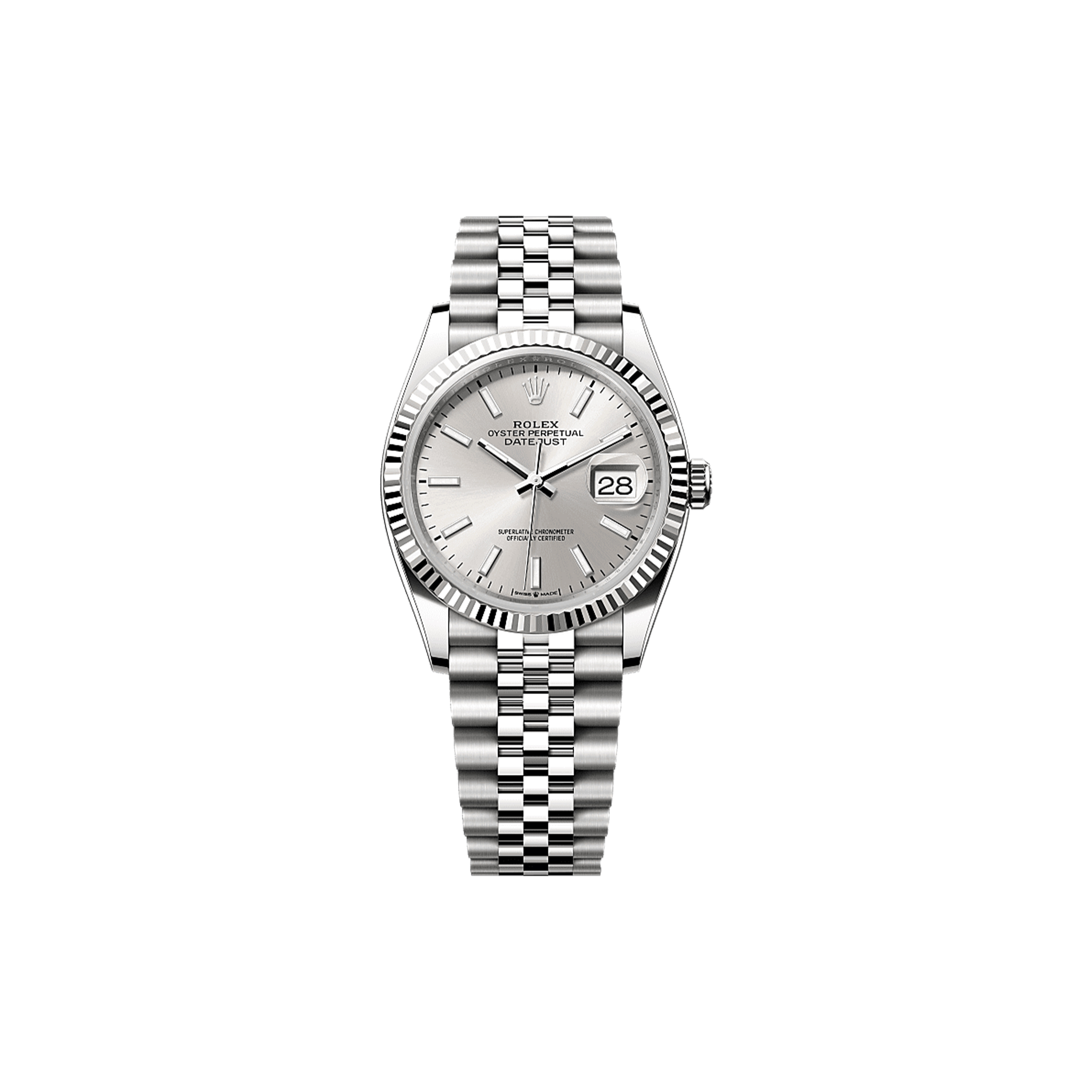 ROLEX DATEJUST 36 OYSTER, 36 MM, OYSTERSTEEL AND WHITE GOLD WATCH 126234-0013 ROLEX DATEJUST 36 OYSTER, 36 MM, OYSTERSTEEL AND WHITE GOLD WATCH 126234-0013