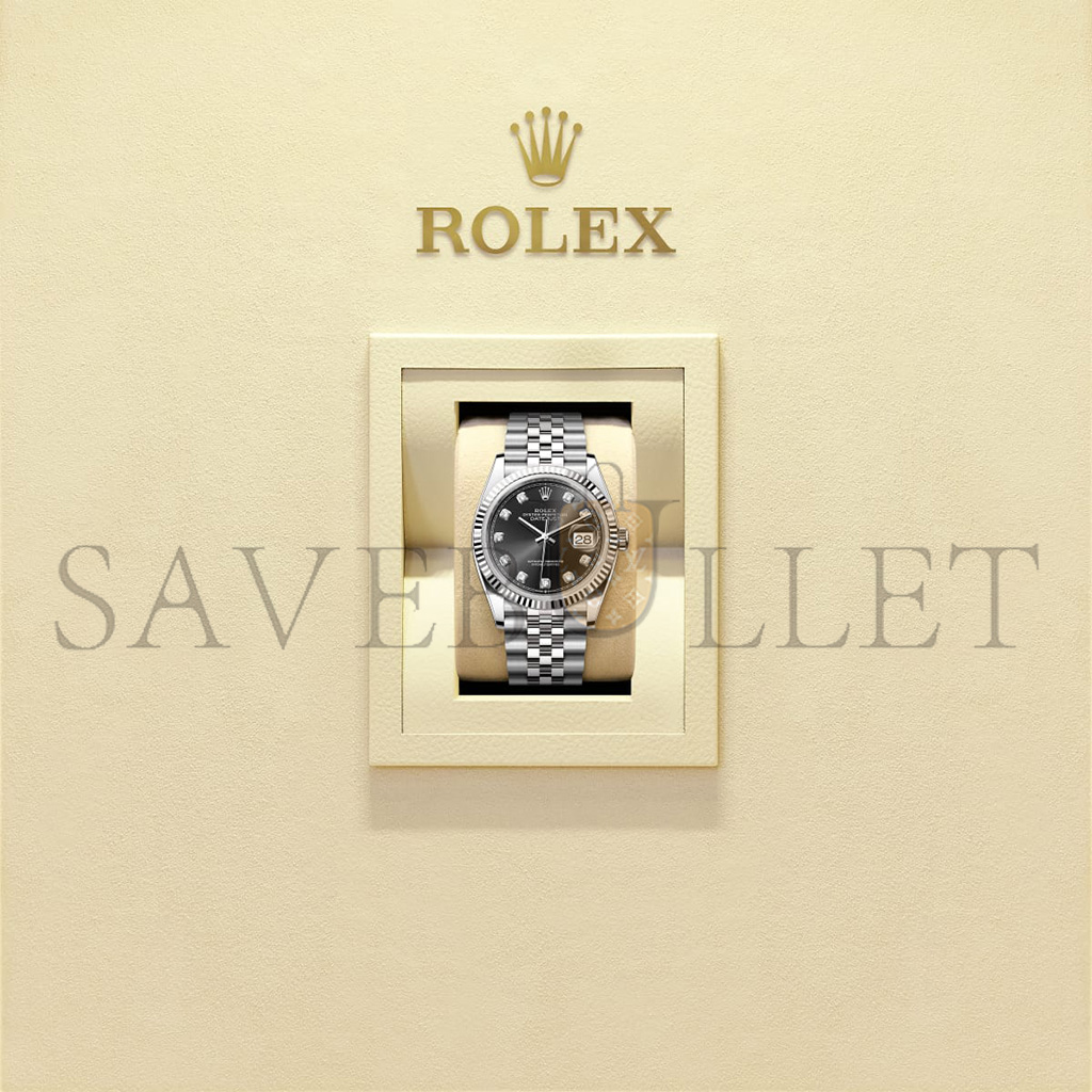 ROLEX DATEJUST 36 OYSTER, 36 MM, OYSTERSTEEL AND WHITE GOLD WATCH 126234-0027 ROLEX DATEJUST 36 OYSTER, 36 MM, OYSTERSTEEL AND WHITE GOLD WATCH 126234-0027