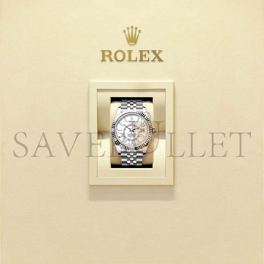 ROLEX SKY-DWELLER OYSTER, 42 MM, OYSTERSTEEL AND WHITE GOLD WATCH 336934-0004 ROLEX SKY-DWELLER OYSTER, 42 MM, OYSTERSTEEL AND WHITE GOLD WATCH 336934-0004