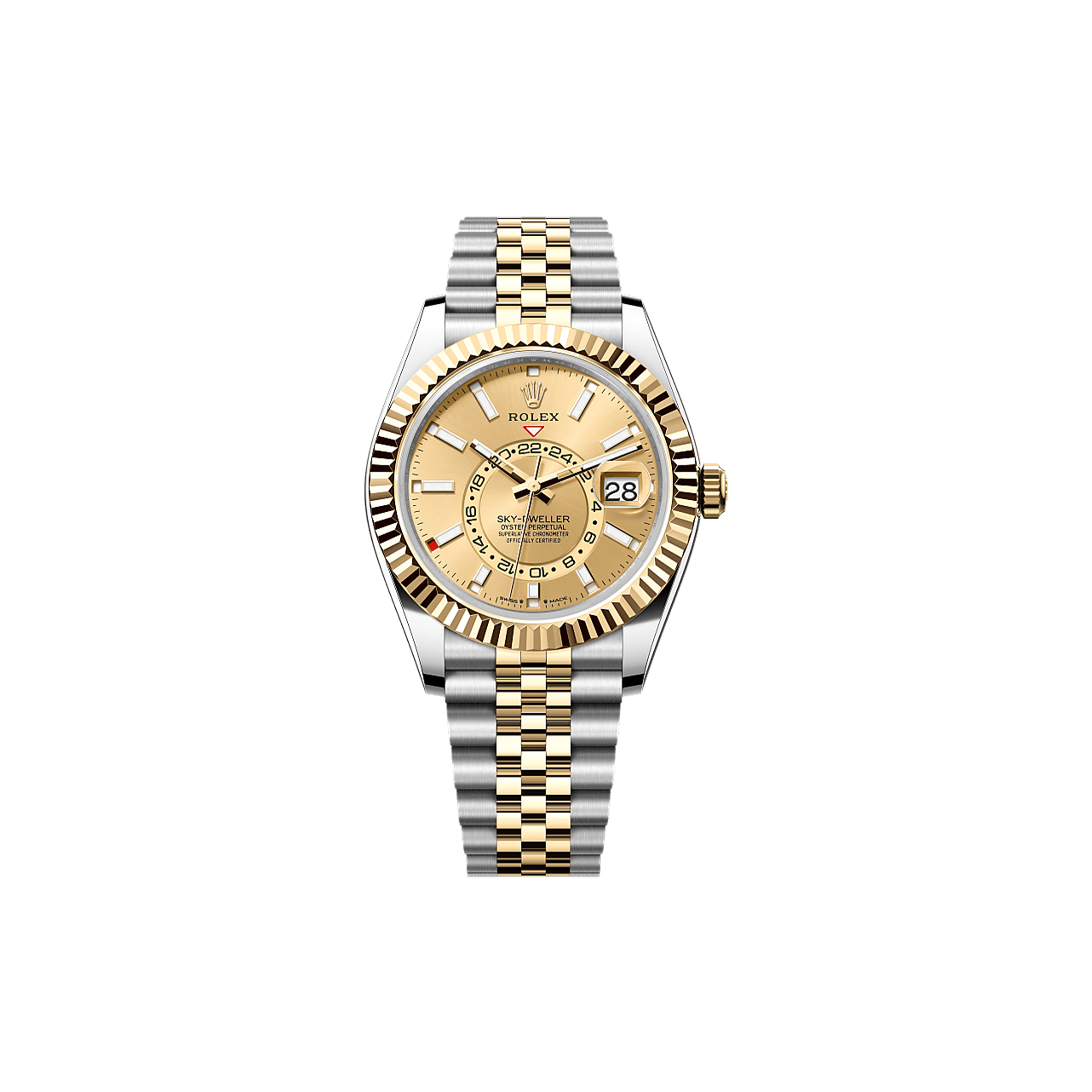 ROLEX SKY-DWELLER OYSTER, 42 MM, OYSTERSTEEL AND YELLOW GOLD WATCH 336933-0002 ROLEX SKY-DWELLER OYSTER, 42 MM, OYSTERSTEEL AND YELLOW GOLD WATCH 336933-0002