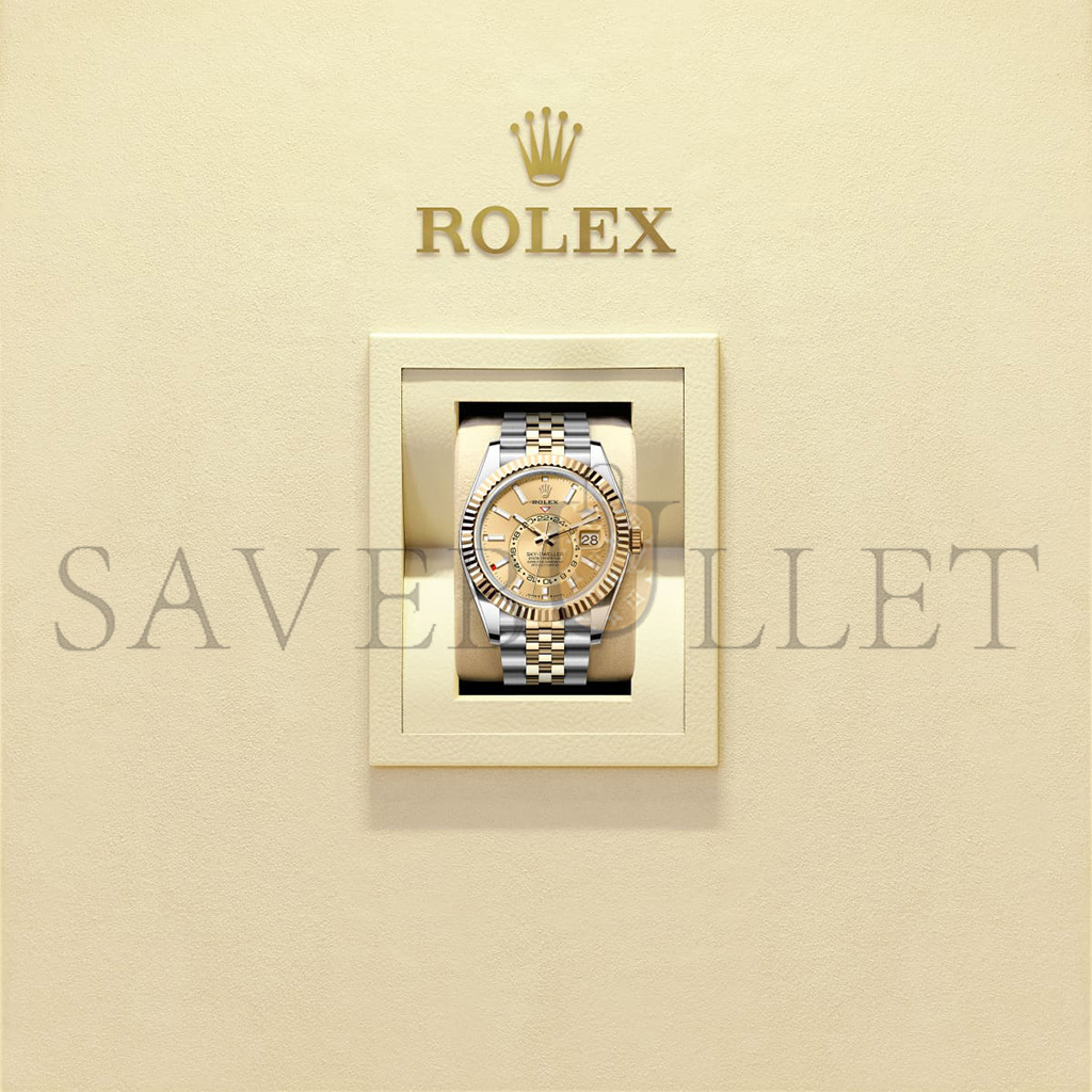 ROLEX SKY-DWELLER OYSTER, 42 MM, OYSTERSTEEL AND YELLOW GOLD WATCH 336933-0002 ROLEX SKY-DWELLER OYSTER, 42 MM, OYSTERSTEEL AND YELLOW GOLD WATCH 336933-0002