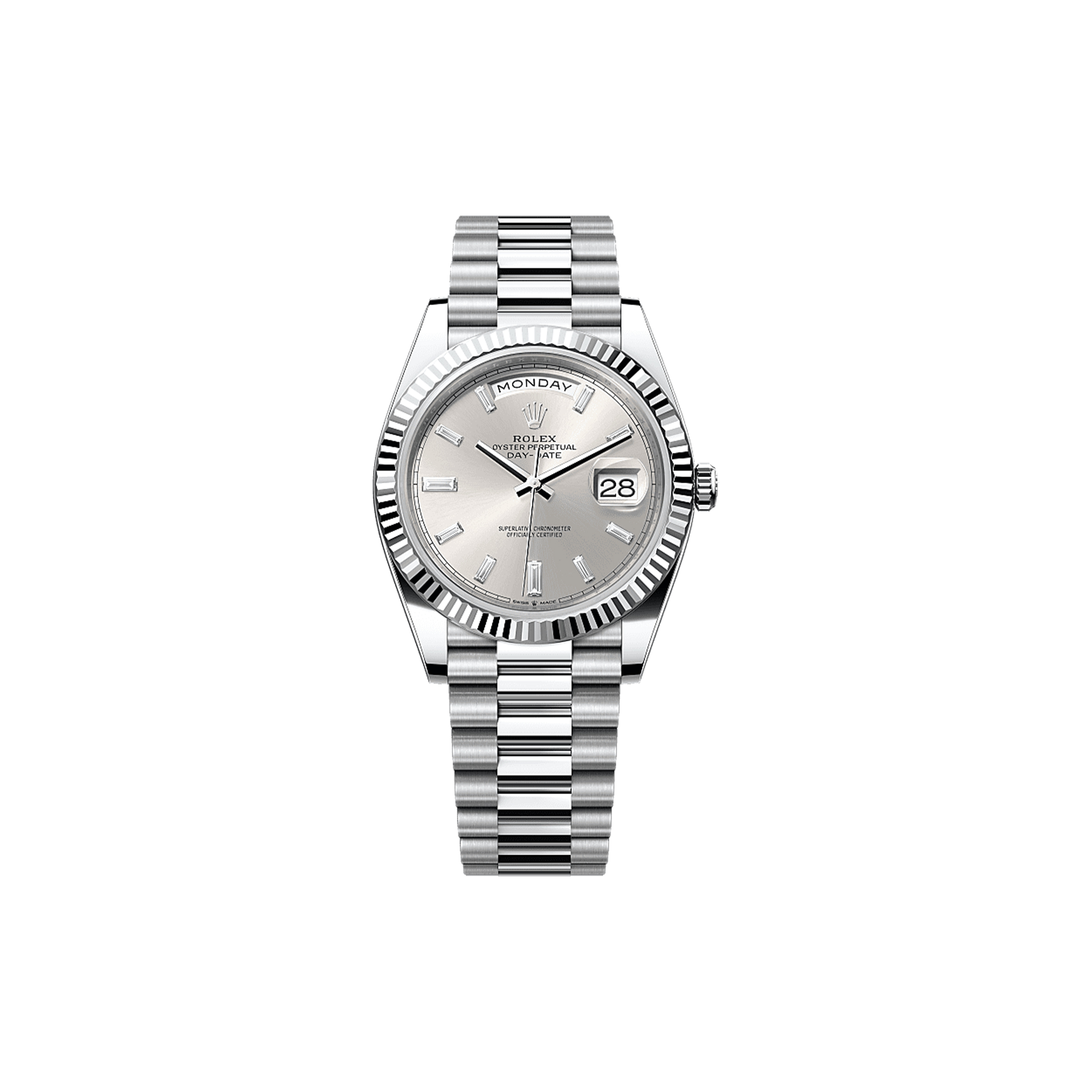 ROLEX DAY-DATE 40 OYSTER, 40 MM, PLATINUM WATCH 228236-0002 ROLEX DAY-DATE 40 OYSTER, 40 MM, PLATINUM WATCH 228236-0002