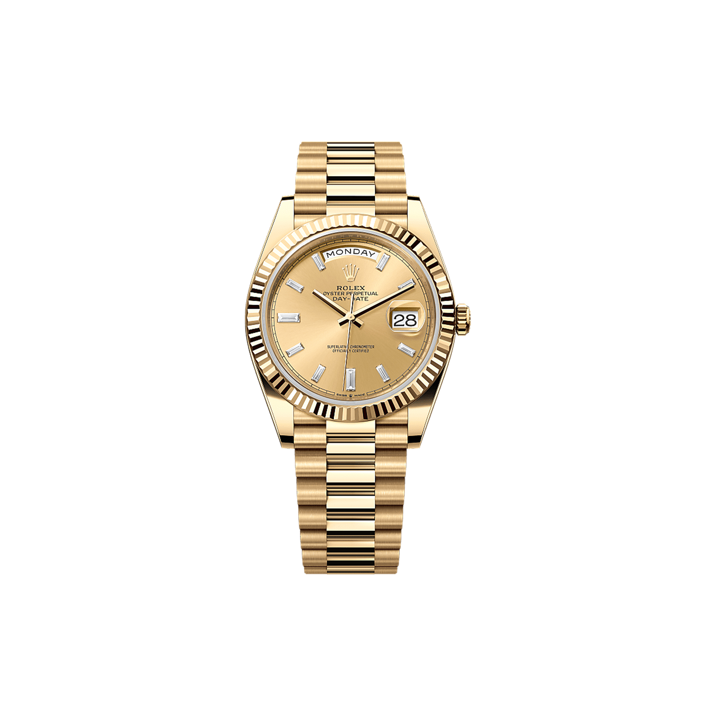 ROLEX DAY-DATE 40 OYSTER, 40 MM, YELLOW GOLD WATCH 228238-0005 ROLEX DAY-DATE 40 OYSTER, 40 MM, YELLOW GOLD WATCH 228238-0005