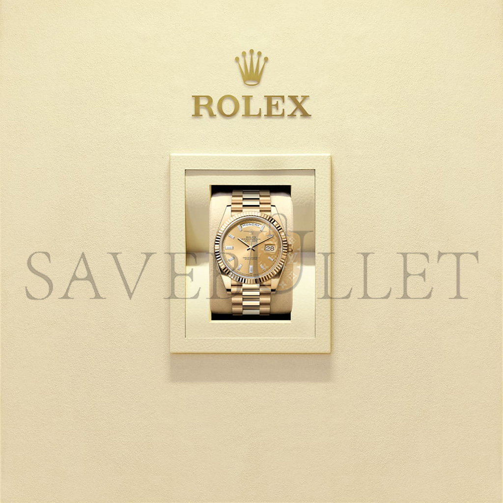 ROLEX DAY-DATE 40 OYSTER, 40 MM, YELLOW GOLD WATCH 228238-0005 ROLEX DAY-DATE 40 OYSTER, 40 MM, YELLOW GOLD WATCH 228238-0005