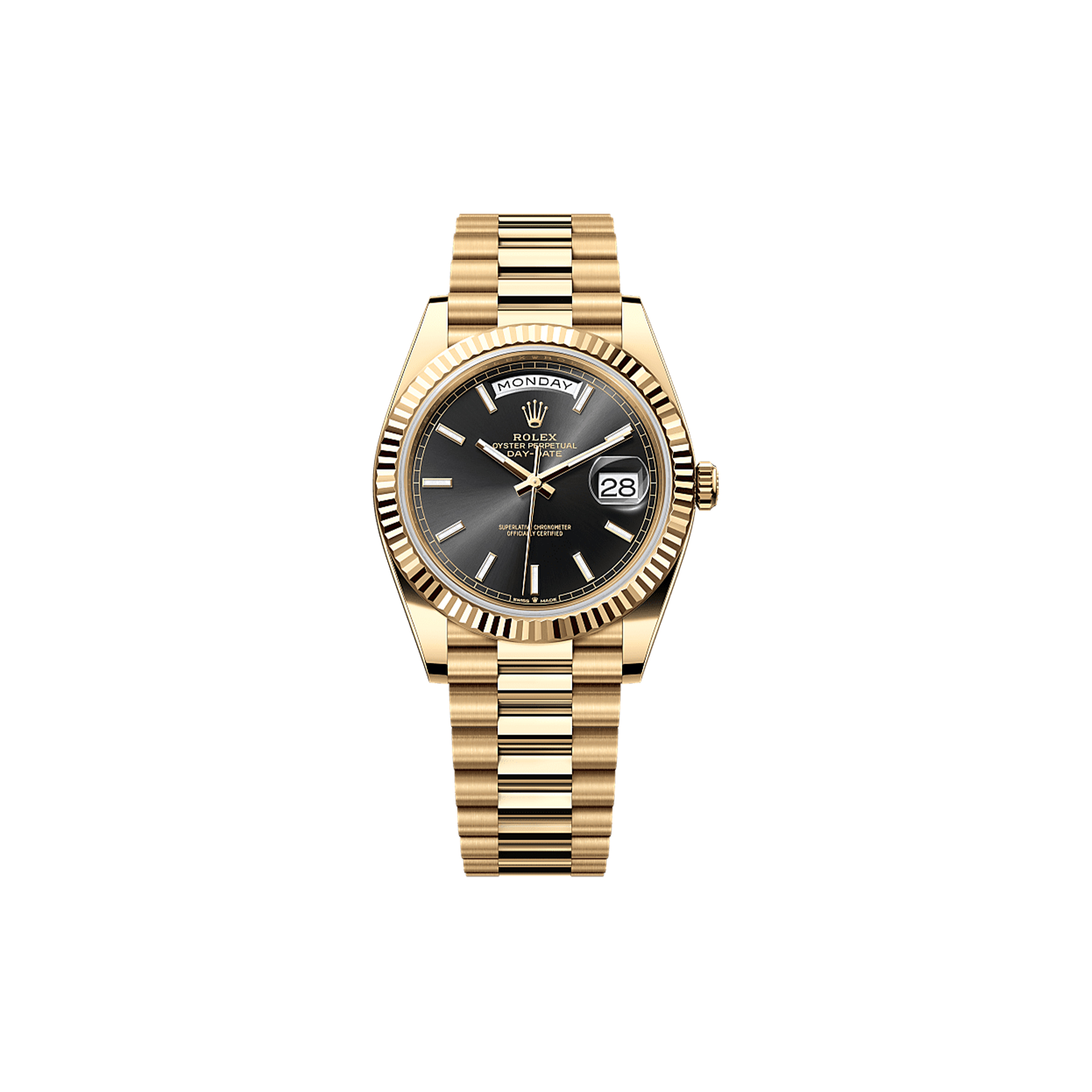 ROLEX DAY-DATE 40 OYSTER, 40 MM, YELLOW GOLD WATCH 228238-0067 ROLEX DAY-DATE 40 OYSTER, 40 MM, YELLOW GOLD WATCH 228238-0067