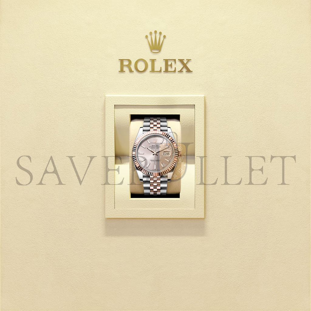 ROLEX DATEJUST 41 OYSTER, 41 MM, OYSTERSTEEL AND EVEROSE GOLD WATCH 126331-0010 ROLEX DATEJUST 41 OYSTER, 41 MM, OYSTERSTEEL AND EVEROSE GOLD WATCH 126331-0010