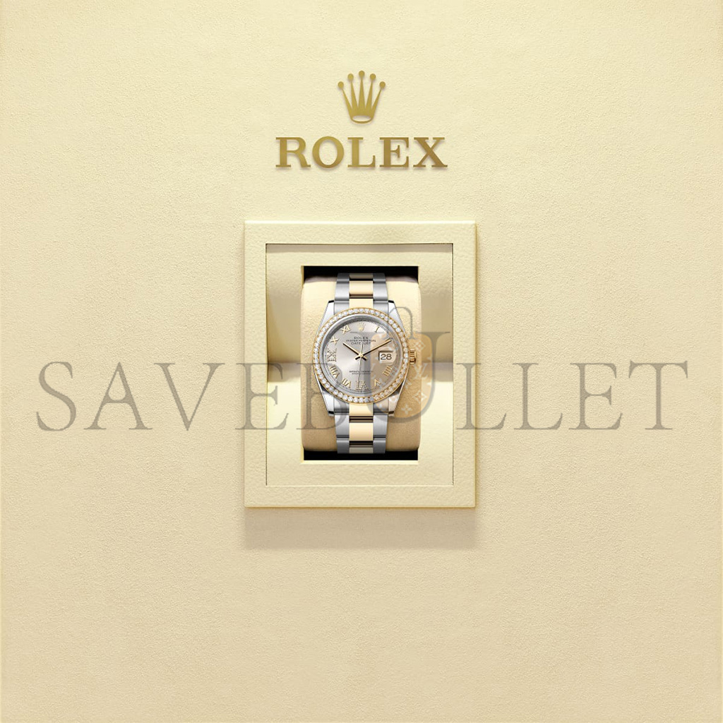 ROLEX DATEJUST 36 OYSTER, 36 MM, OYSTERSTEEL, YELLOW GOLD AND DIAMONDS WATCH 126283RBR-0018 ROLEX DATEJUST 36 OYSTER, 36 MM, OYSTERSTEEL, YELLOW GOLD AND DIAMONDS WATCH 126283RBR-0018
