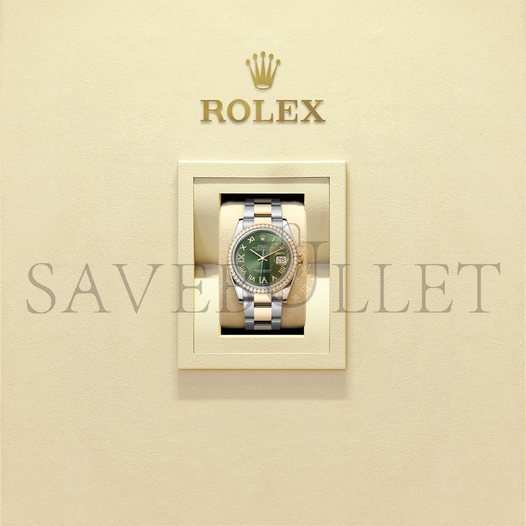 ROLEX DATEJUST 36 OYSTER, 36 MM, OYSTERSTEEL, YELLOW GOLD AND DIAMONDS WATCH 126283RBR-0012 ROLEX DATEJUST 36 OYSTER, 36 MM, OYSTERSTEEL, YELLOW GOLD AND DIAMONDS WATCH 126283RBR-0012