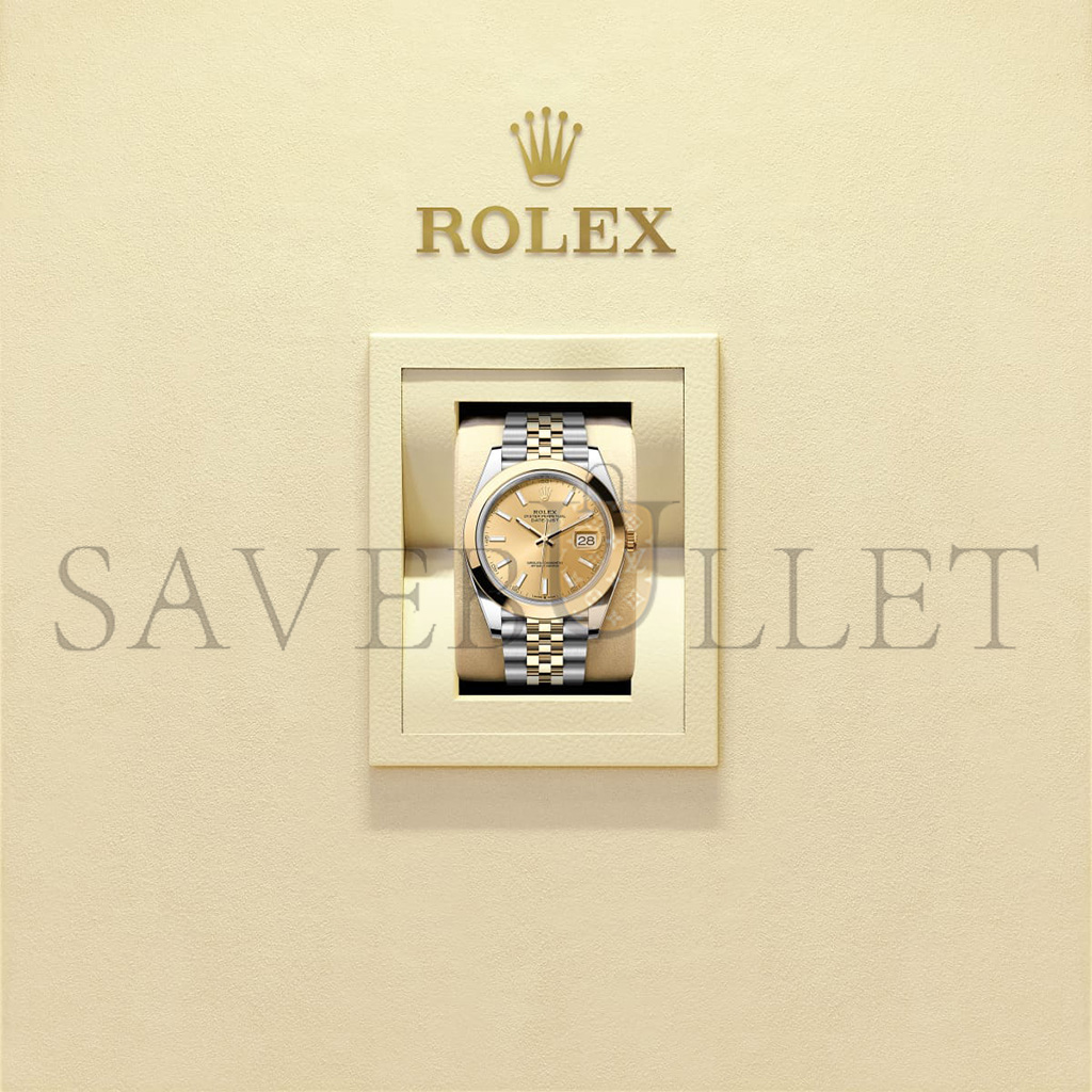 ROLEX DATEJUST 41 OYSTER, 41 MM, OYSTERSTEEL AND YELLOW GOLD WATCH 126303-0010 ROLEX DATEJUST 41 OYSTER, 41 MM, OYSTERSTEEL AND YELLOW GOLD WATCH 126303-0010