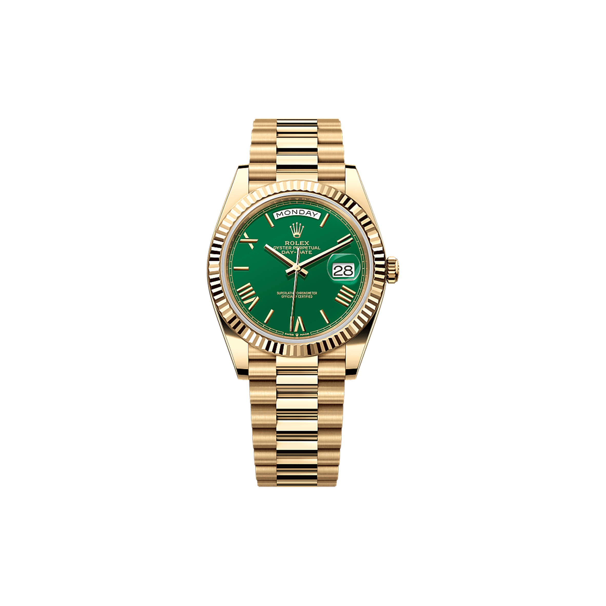 ROLEX DAY-DATE 40 OYSTER, 40 MM, YELLOW GOLD WATCH 228238-0061 ROLEX DAY-DATE 40 OYSTER, 40 MM, YELLOW GOLD WATCH 228238-0061