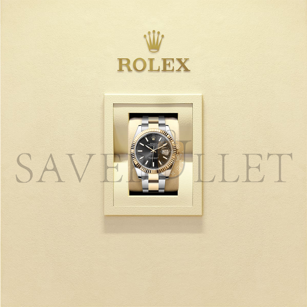 ROLEX DATEJUST 41 OYSTER, 41 MM, OYSTERSTEEL AND YELLOW GOLD WATCH 126333-0013 ROLEX DATEJUST 41 OYSTER, 41 MM, OYSTERSTEEL AND YELLOW GOLD WATCH 126333-0013
