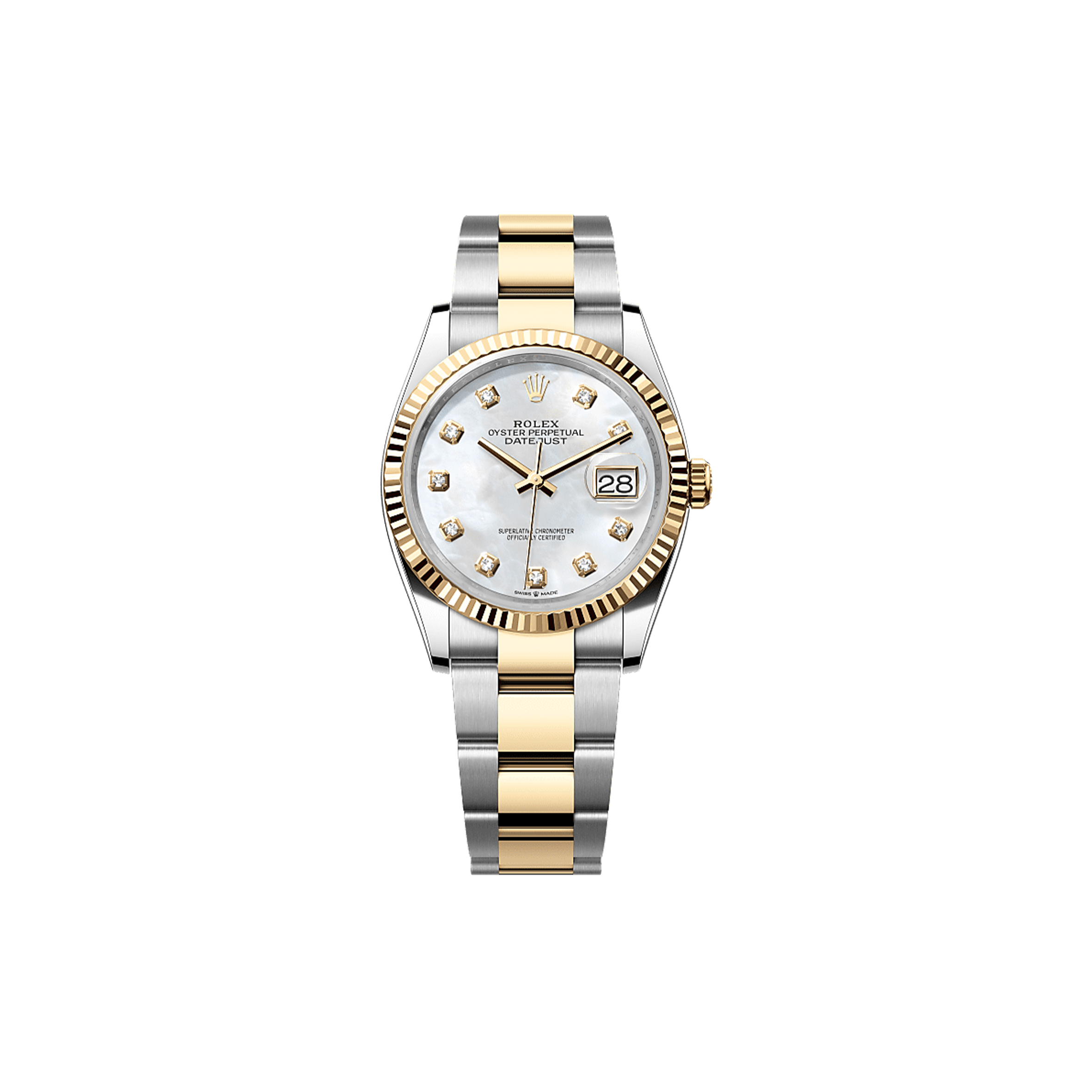ROLEX DATEJUST 36 OYSTER, 36 MM, OYSTERSTEEL AND YELLOW GOLD WATCH 126233-0024 ROLEX DATEJUST 36 OYSTER, 36 MM, OYSTERSTEEL AND YELLOW GOLD WATCH 126233-0024