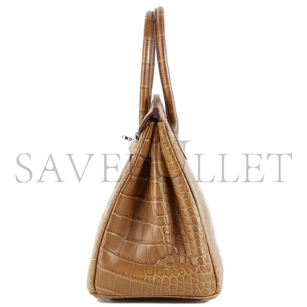 HERMES MASTER BIRKIN 30 MATTE ALLIGATOR HANDBAG 225472 (30*22*15cm)