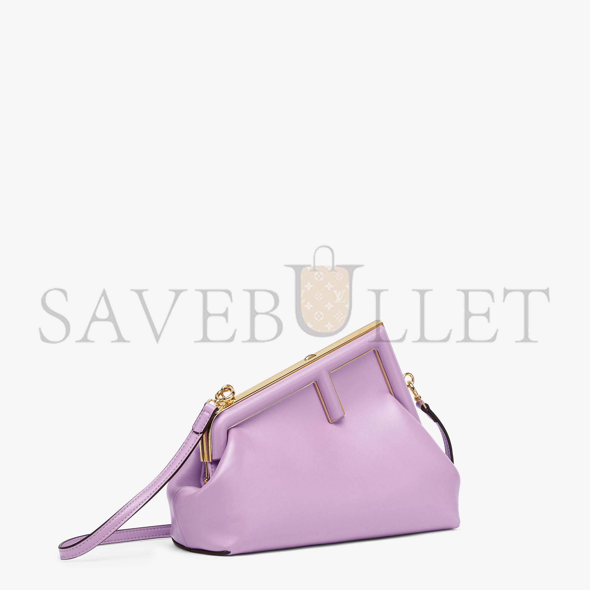 FENDI FIRST SMALL - LILAC LEATHER BAG 8BP129ABVEF1JCO (26*18*9.5cm) FENDI FIRST SMALL - LILAC LEATHER BAG 8BP129ABVEF1JCO (26*18*9.5cm)