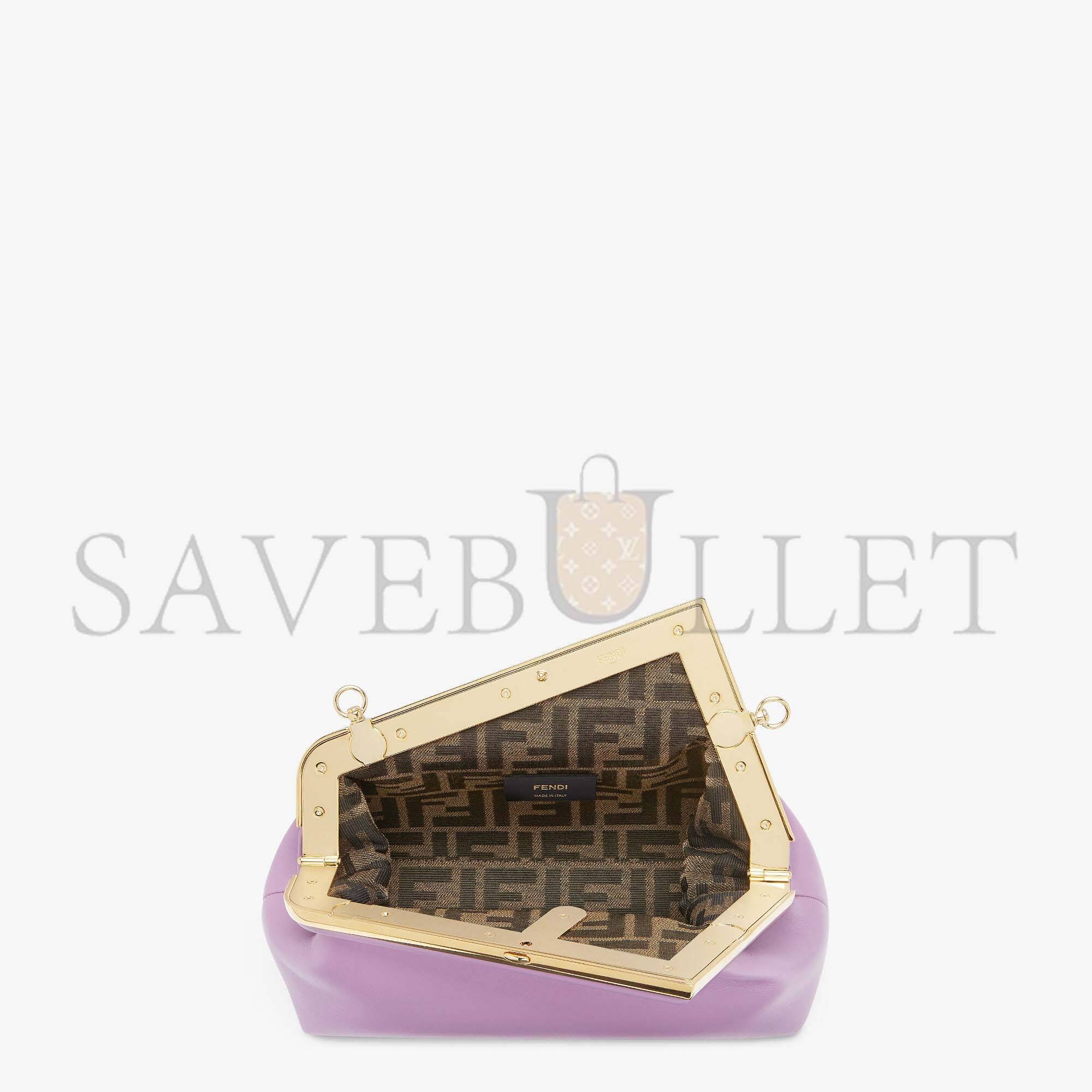 FENDI FIRST SMALL - LILAC LEATHER BAG 8BP129ABVEF1JCO (26*18*9.5cm) FENDI FIRST SMALL - LILAC LEATHER BAG 8BP129ABVEF1JCO (26*18*9.5cm)
