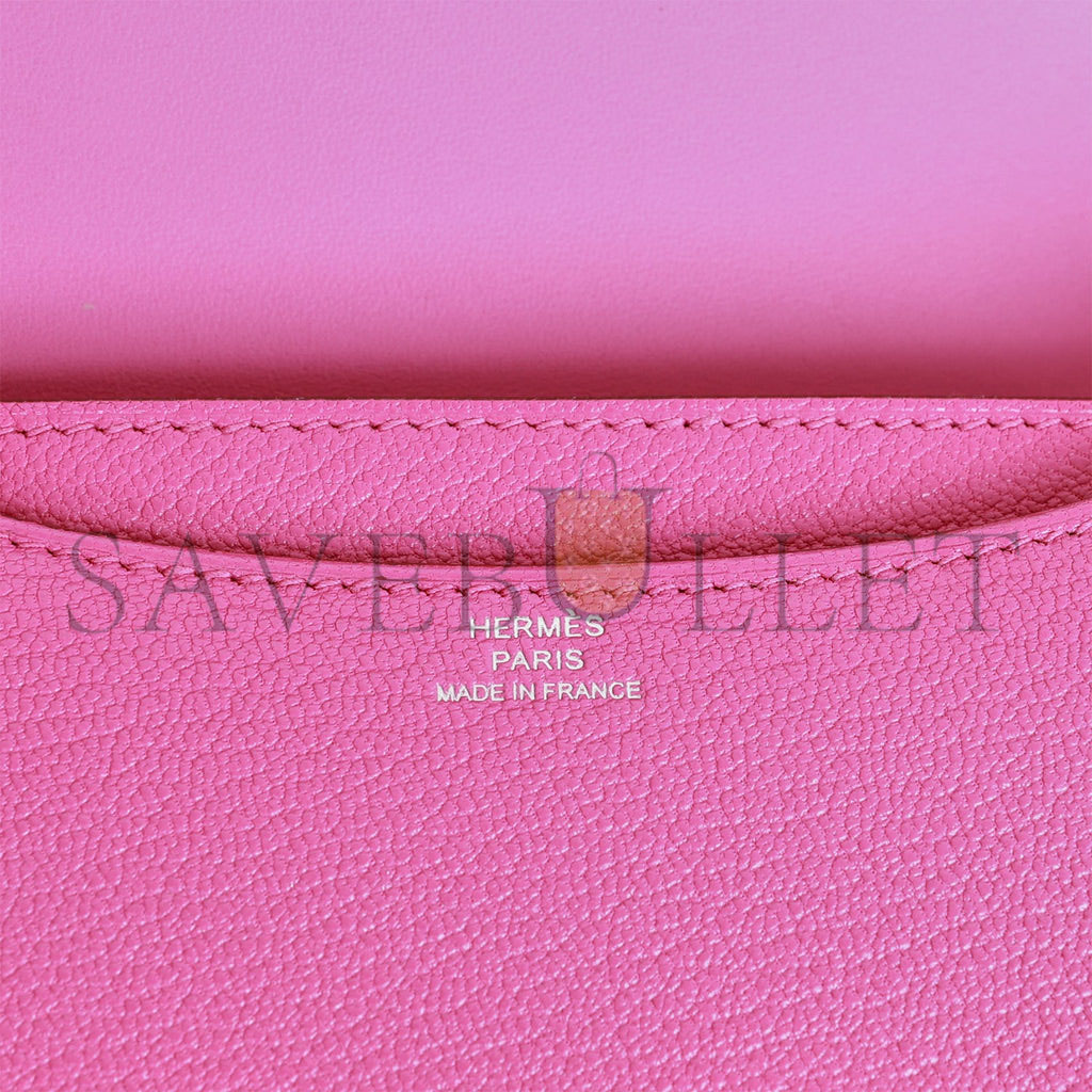 HERMES CONSTANCE 18 MAGNOLIA EVERCOLOR PALLADIUM HARDWARE (18cm)