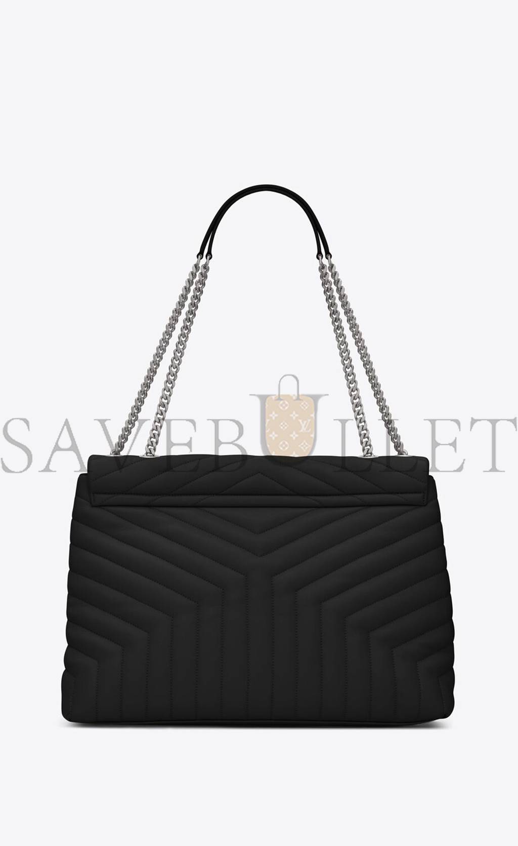 YSL LOULOU LARGE CHAIN BAG IN QUILTED LEATHER 574947DV7261000 (38*27*14cm)