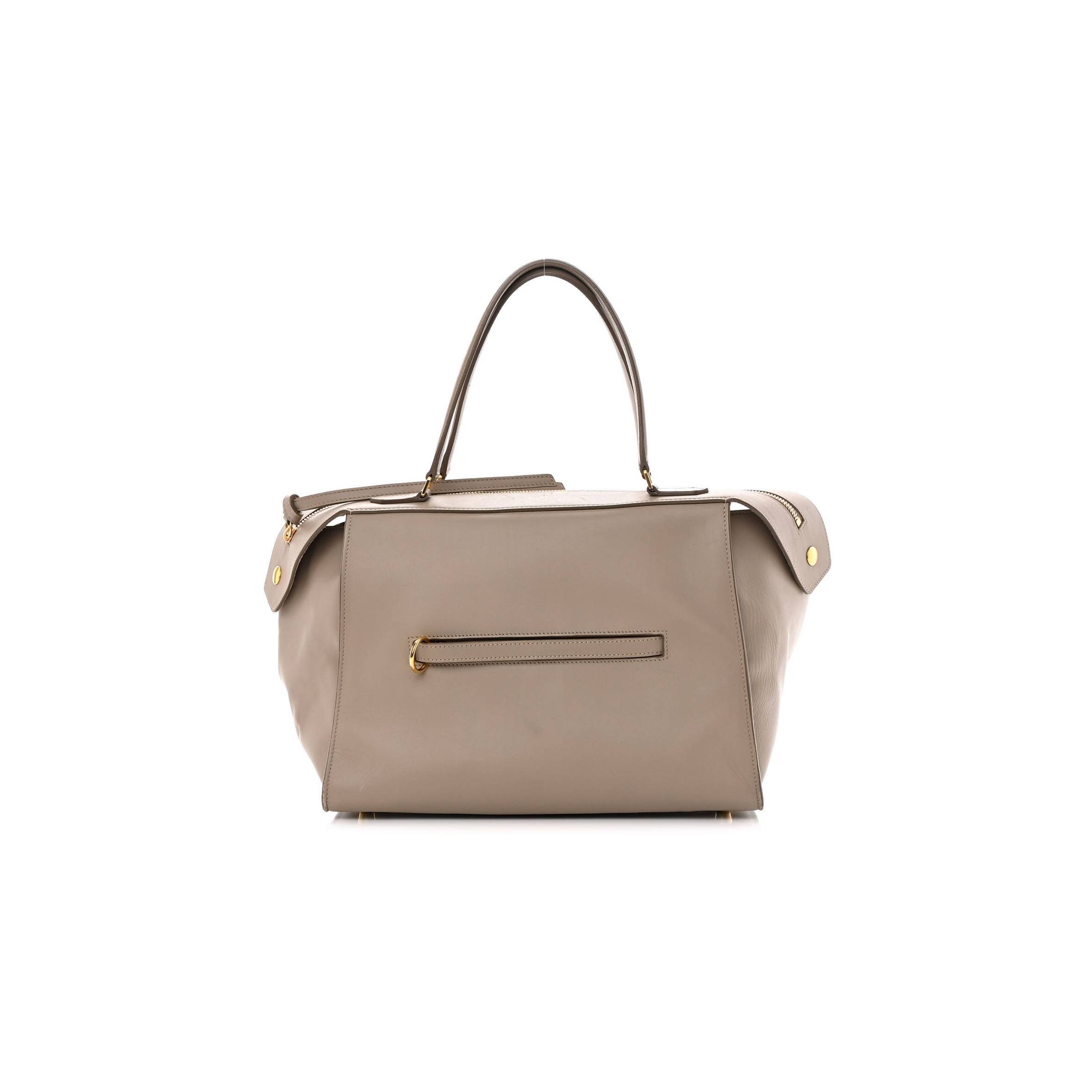 CELINE SMOOTH CALFSKIN SMALL RING BAG LIGHT TAUPE (30*26*17cm)